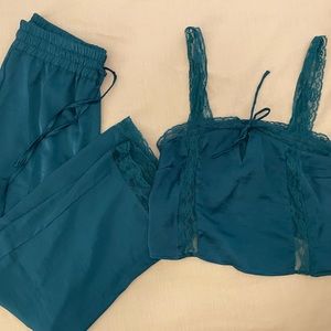 Adore Me - size XS silk pajama set